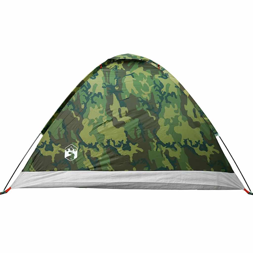 Koepeltent 4-persoons waterdicht camouflage