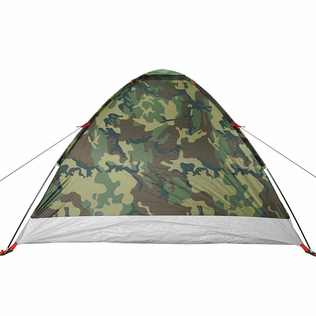 Koepeltent 4-persoons waterdicht camouflage