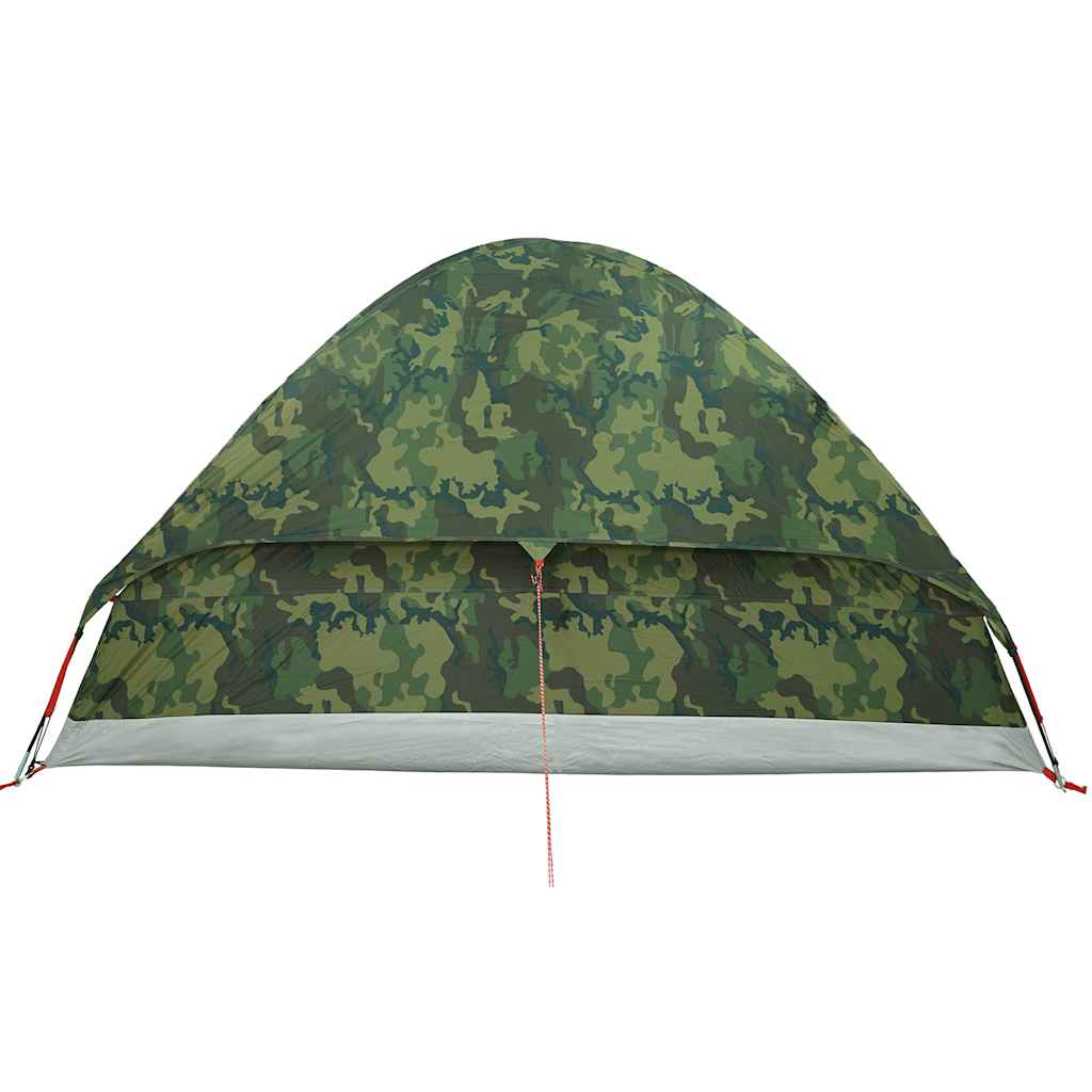 Koepeltent 4-persoons waterdicht camouflage