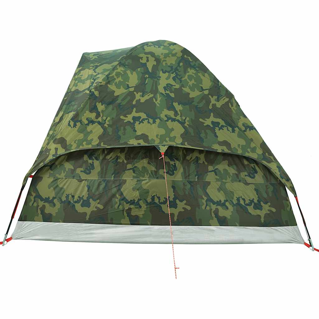 Koepeltent 6-persoons waterdicht camouflage