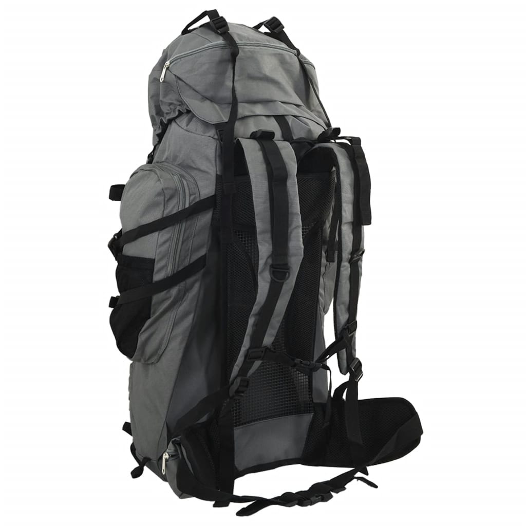 Wandelrugzak 60 L oxford stof grijs