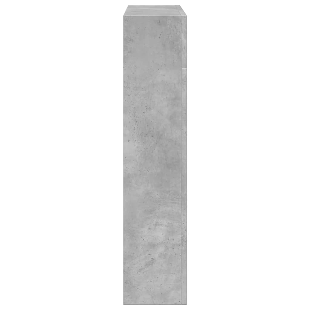 Haardombouw 81x18x82 cm bewerkt hout betongrijs