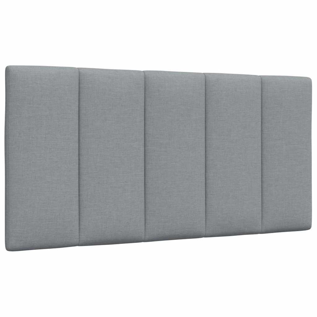 Bed met matras stof lichtgrijs 100x200 cm