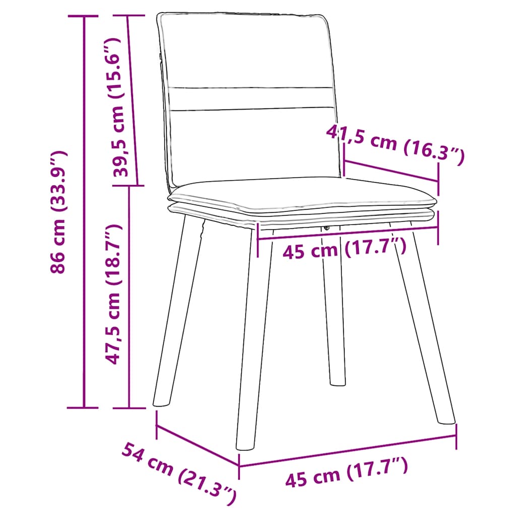 Eetkamerstoelen 6 st stof crèmekleurig