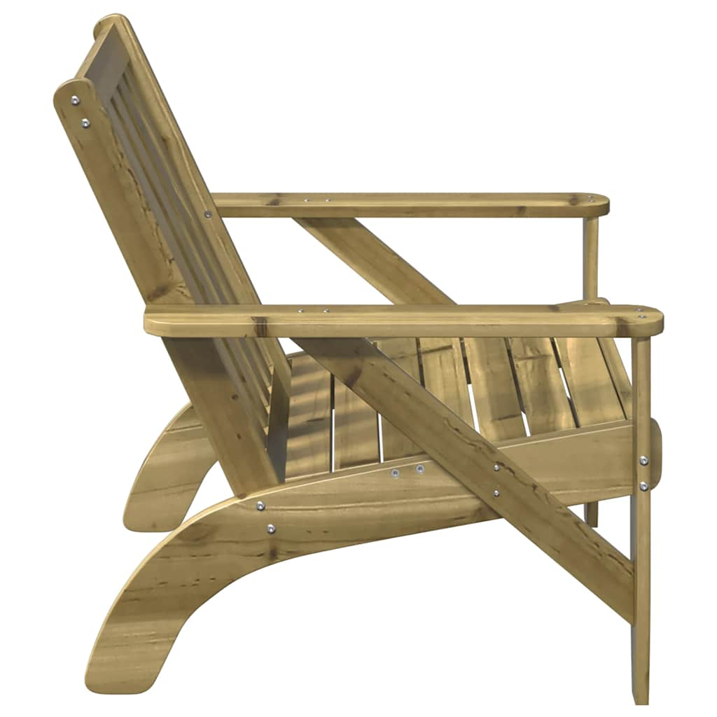 Tuinstoelen Adirondack 2 st 75x77x77 cm geïmpregneerd hout